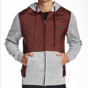 Zip up hooded sweatshirt